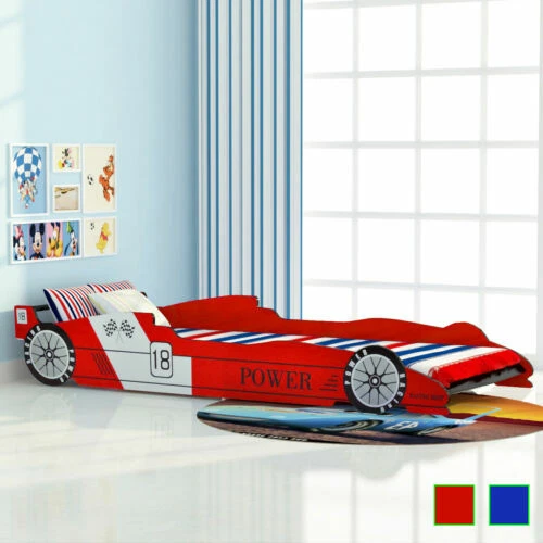 Structures de lit et sommiers rouge pour enfant