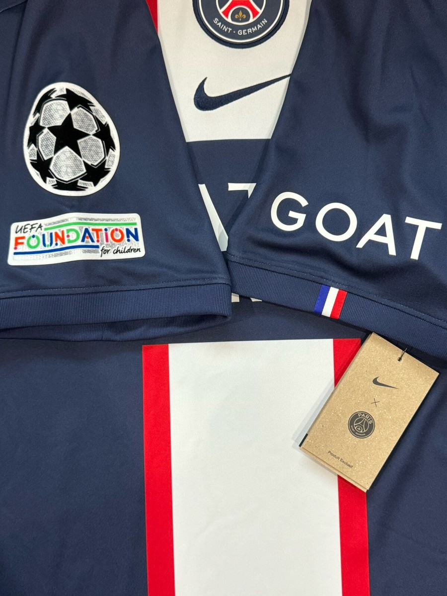 2022/23 PSG Home UCL Jersey #30 Messi XL Nike Paris Saint 2022/23 PSG Home UCL Jersey #30 Messi XL Nike Paris Saint