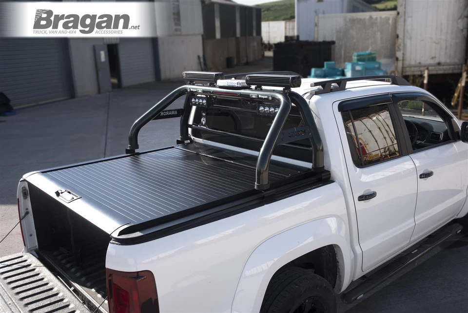 Cubierta retroceso Tonneau para VW Volkswagen AMAROK 2017-2023 4x4 tapa retráctil Foto 3 de 4