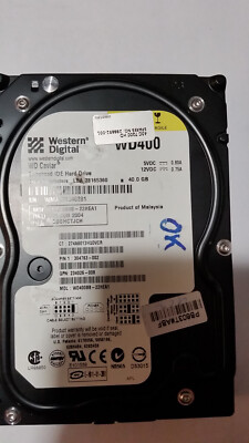 Disque Dur Western Digital 40Go IDE PATA 7200 RPM 3,5'' - Occasion