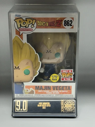 PGS Graded 9.0 Funko Pop! Majin Vegeta #862 - GITD - Dragon Ball Z