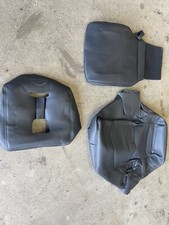 2025 Chevrolet Silverado Gmc Sierra Black Leather Jump Seat Covers