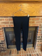 Two Pairs Of Black Fleece Lined Legging Size Medium