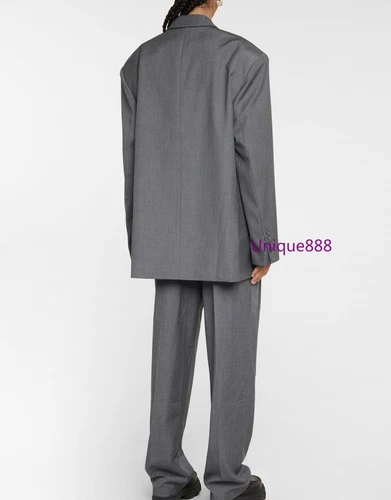 Nili Lotan Damen Herbst Schurwollmischung lockere Schulter Freizeit Blazer - Bild 15 von 26