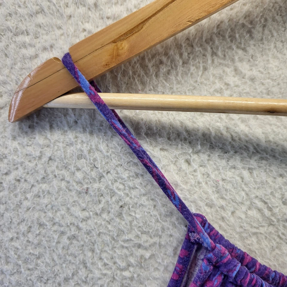 Гаражный комбинезон для подростков маленький фиолетовый бриллианты ремни эластичный пояс цветной весело - Изображение 4 из 4