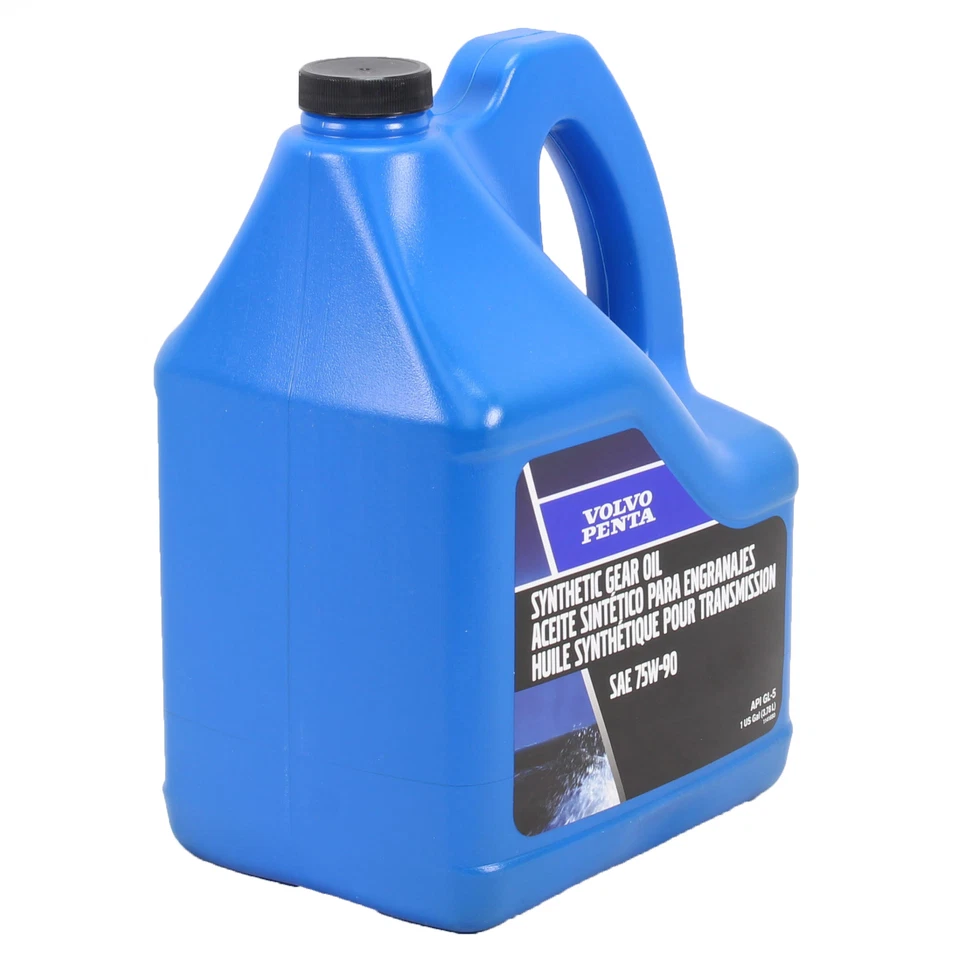 Volvo Penta New OEM 75W-90 Synthetic Transmission Gear Oil, 4 Gallons, 1141680 - Image 2 of 4