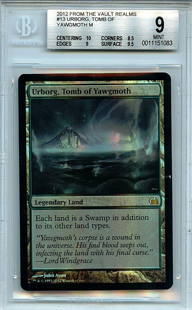 MTG Urborg Tomb of Yawgmoth BGS 9.0 (9) Mimt FTV Realms