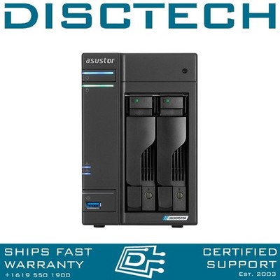 Asustor 24TB Nimbustor 2 Gen 2 AS6702T 2-bay SATA NVMe NAS Storage