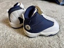 Nike Air Jordan Infant Shoes 2c, Blue and White