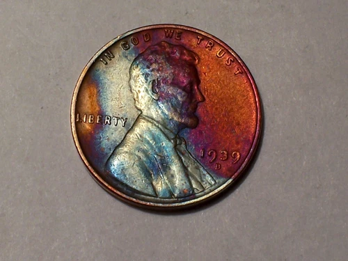 Photo of a 1939-D Lincoln Wheat Cent from an eBay listing that sold on Jul 17, 2026
