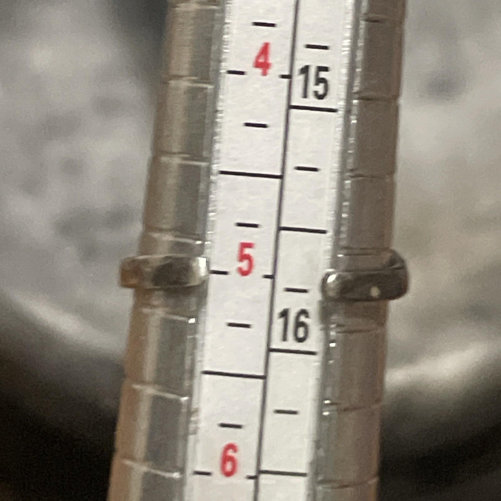 Wave Pattern Sterling Silver Toe Ring Size 5 - image 5