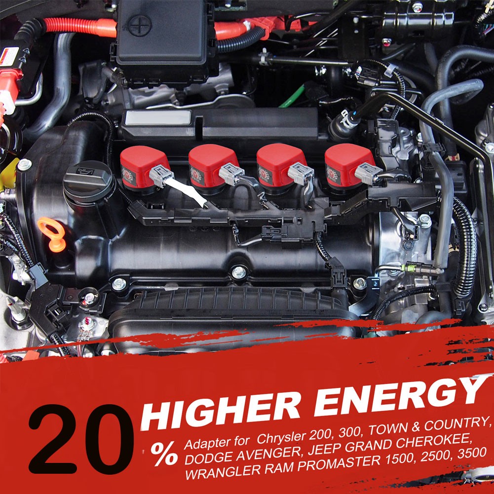 Performance Ignition Coils & Spark Plugs For Chrysler Jeep Dodge Ram 3.6L UF648