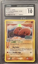 CGC 10 Dugtrio 5/100 Reverse Holo EX Crystal Guardians on eBay