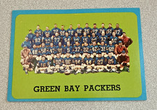 1963 Topps Football Card #97 Green Bay Packers Team Card NM Card