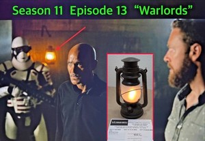 The Walking Dead Season 11 Prop Lantern multiple episodes With COA (Box #660)