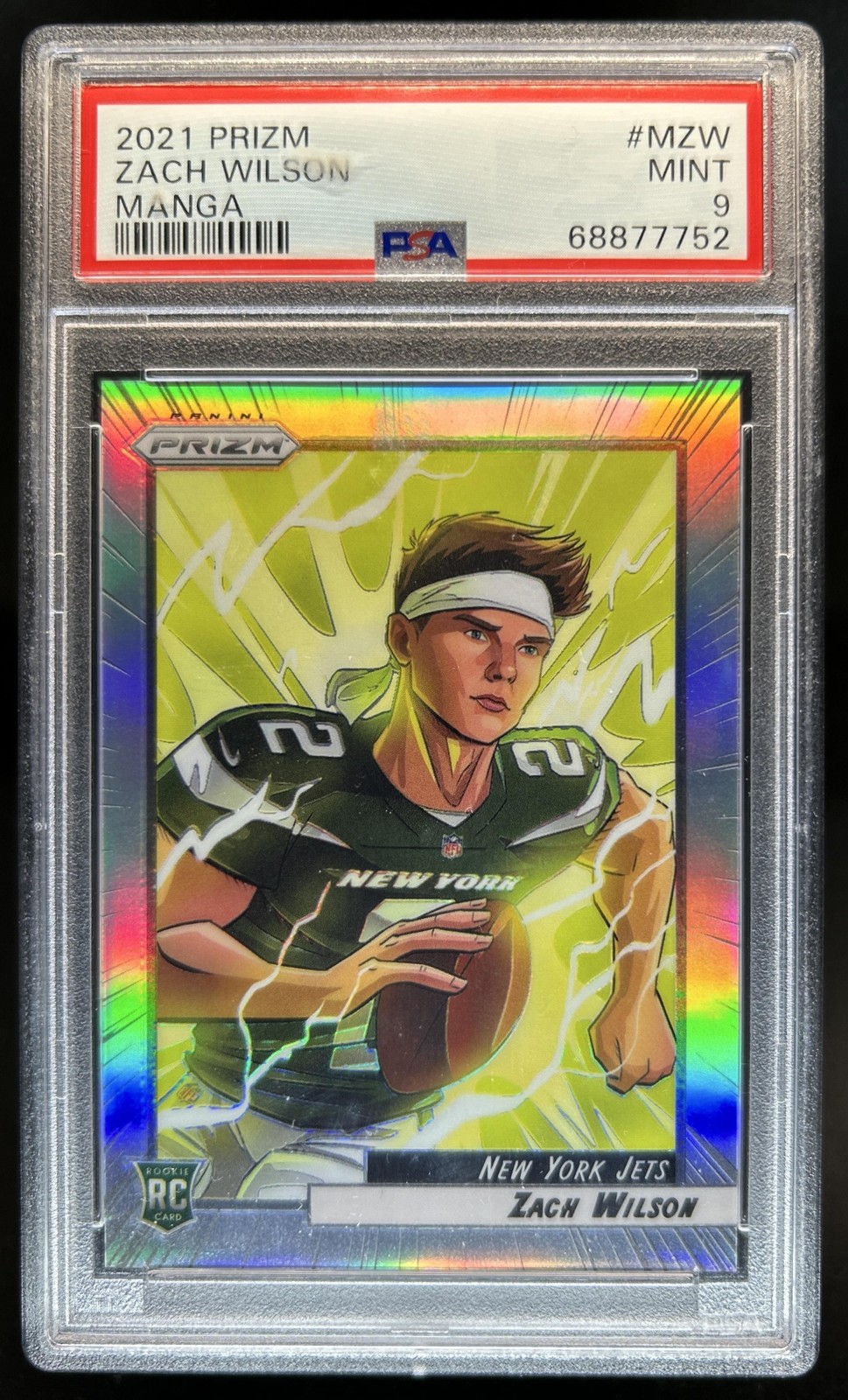Zach Wilson Panini Prizm Manga #MZW Base