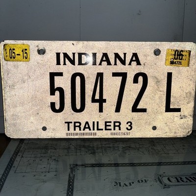 Vintage 2006 Knox County Indiana License Plate - Crafting Birthday MANCAVE slf
