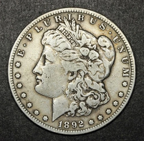 1892-S Silver Morgan Dollar ... Fine
