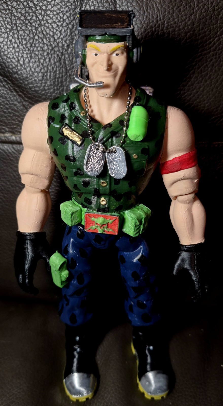 Small Soldiers Link Static 3-D Printed & Handpainted Figure Statue