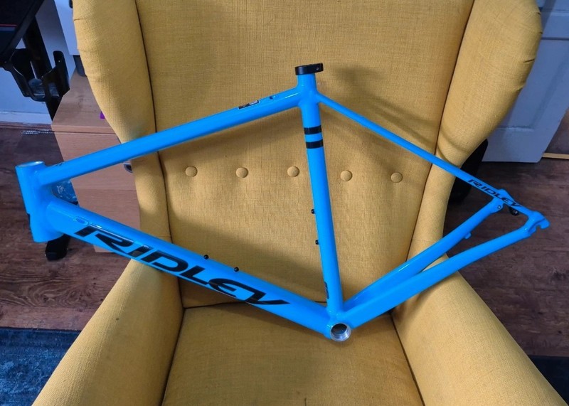 Ridley Helium Carbon Disc Road Bike Frame Small Blue New Unbuilt
