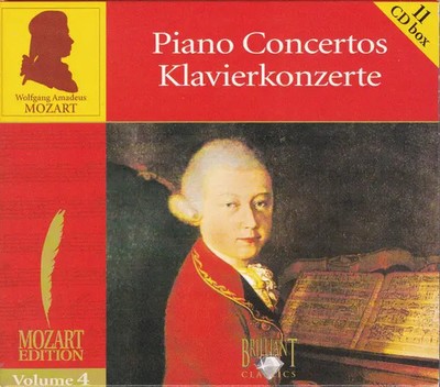 CD Mozart Piano Concertos = Klavierkonzerte SLIPCASE Brilliant Classics