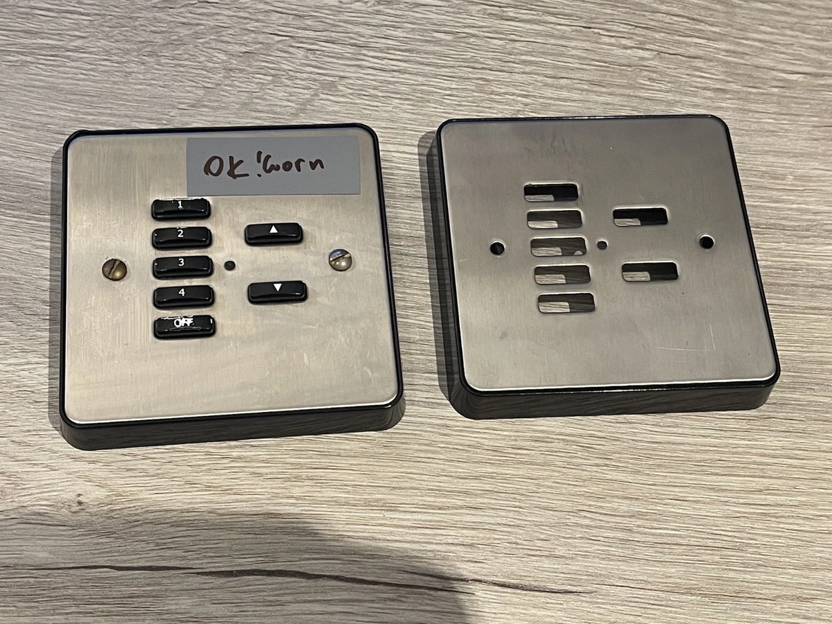 Teclado inalámbrico Rako RCP-7-W en acero inoxidable