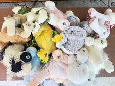 Lot of 11 Authentic GANZ Webkinz Plush Stuffed Animals .Original Sewn Tags   No