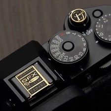 For Canon Sony Nikon Fuji and other Brass Hot Shoe Cover Shutter Button