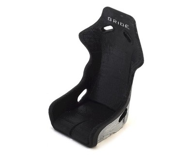Exclusive RC Bride Vios Lowmax Bucket Seat (Black/Silver) [ERC10-3042-BLK/SLV]
