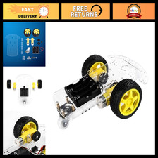 DIY Smart Robot Car Chassis Kit with Motors, Speed Encoder  Battery Box