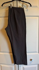 Eileen Fisher Stretch Knit Pants Petite Large    F21 charcoal gray  - COMFY 