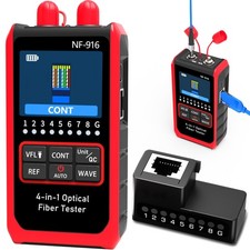 NF-916 Network Cable Tester with Optical Power Meter 4 in1 FC/SC/ST Universal...