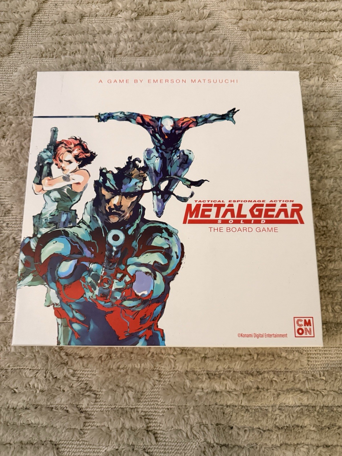 CMON Metal Gear Solid Board Game (Open box | Inside sealed)