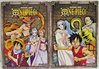 Shonen Jump One Piece DVD Season Two 2 Fourth 4 & Fifth 5 Voyages