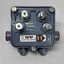 Toner 11 Digital Cable TV Splitter 5-1000MHz 4 Port SMT 104 Brown Splitter CATV