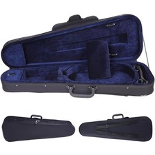 Basic Professional Triangular Lightweight Suspension Carry Violin Hard Case -...
