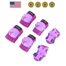 Kids/Youth Knee Pads Elbow Pads Wrist Guards Set for 3-15 , Child Protective ...