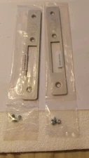 2 Pc. Adams Rite ASSA ABLOY   24-0384-020-628 Aluminum Flat Faceplate NOS