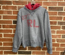 Vintage Polo Ralph Lauren Hoodie Mens XLarge 67th RL Military Afterhood