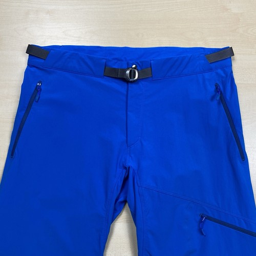 Haglöfs Męskie duże spodnie softshell niebieskie techniczne spodnie turystyczne W34 L27,5 - Zdjęcie 3 z 8