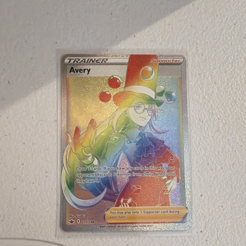 The Pokémon Company Avery 211/198 Chilling Reign Secret Rare Full Art Holo