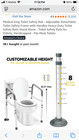 Medical king Toilet Safety Rail - Adjustable Detachable Toilet Safety Frame with — photo 4