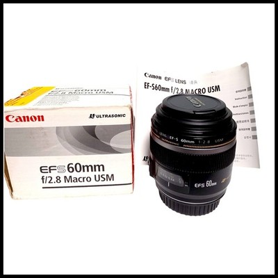 Canon EF-S 60mm f/2.8 AF USM Lens