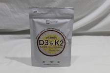 Micro Ingredients Vitamin D3 K2 With Coconut oil,300 Softgels Dietary Supplement