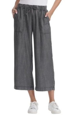 NWT Splendid Women s Pants Wide Leg Crop Ankle Pants XXL Drawstring Comfy