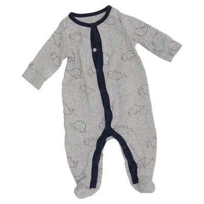 BabyGap, Strampler, Größe: 50/56, Grau/Blau, Baumwolle, Print #X4U