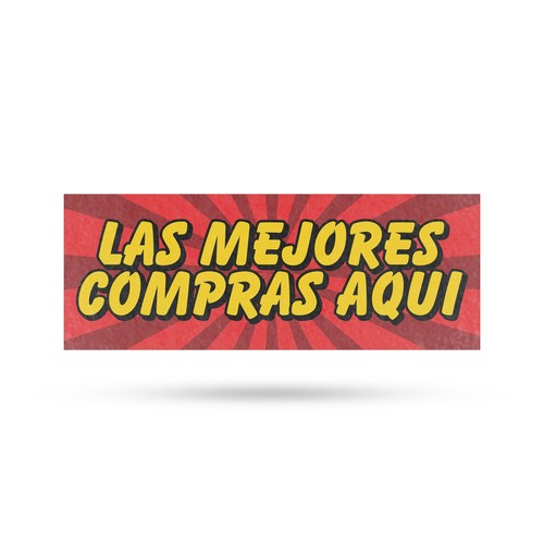 Las Mejores Compras Aqui Vinyl Decal Spanish Shopping Deals Retail Discounts