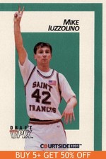 Mike Iuzzolino #29 1991 Courtside Saint Francis University Red Flash Basketball