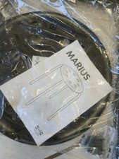 2x Ikea MARIUS Stool Black/White Strong Stackable Multi Purpose 45cm