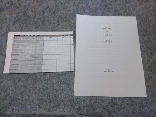 Daniel & Revelation Bible Study Course Transcript Book w/CDs by Fred Coulter - Picture 4 of 4